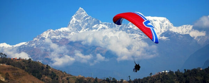 Paragliding in Nepal